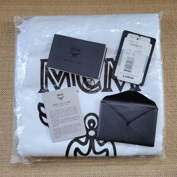 SOLD MCM Paradiso Floral Studded Medium Backpack - Picture 13 of 14